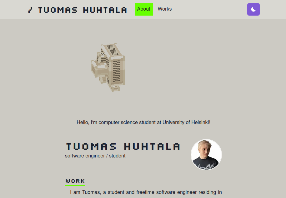 Homepage